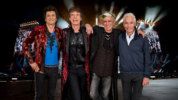 LONDON, ENGLAND - FEBRUARY 26:  An exclusive image of The Rolling Stones taken on October 25th 2017 in Paris. In conjunction with the announcement of part two of the 'STONES - NO FILTER' tour in Europe and the UK. Starting in Croke Park, Dublin, Ireland on 17th May 2018 and continuing in Manchester, Edinburgh, Cardiff and London. Image released on February 26, 2018 in London, England.  (Photo by Dave J Hogan/Dave J Hogan/Getty Images for The Rolling Stones)