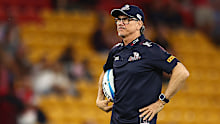 Reds coach Les Kiss at Suncorp Stadium.