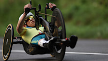 Lauren Parker of Team Australia competes.