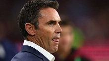 Brad Fittler during game two of Origin. 