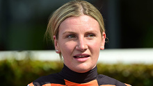 Jamie Kah racing at Sandown Hillside in September. 
