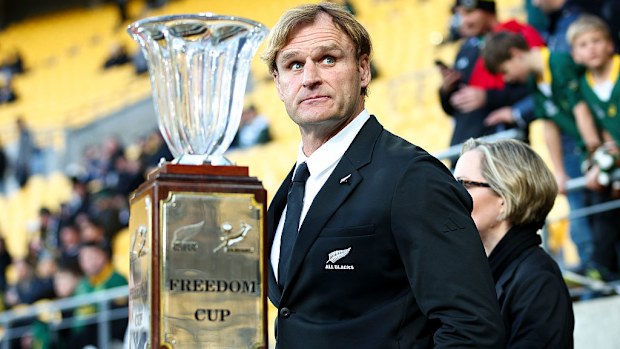 Coach Scott Robertson of New Zealand.