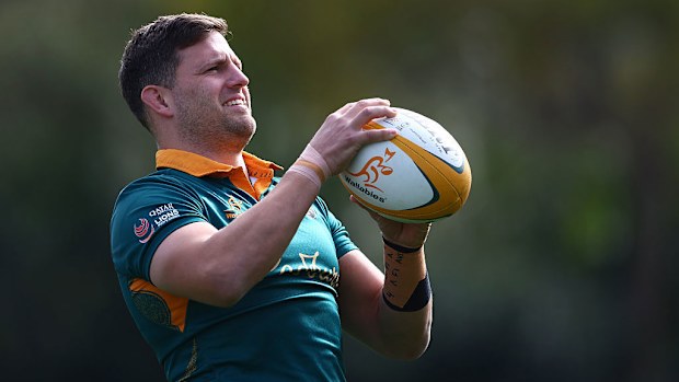 David Porecki during an Australia training session.