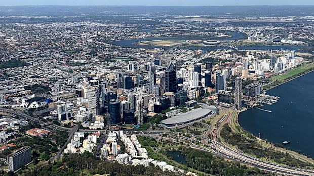 Perth's CBD.
