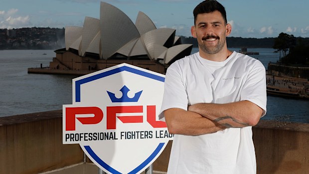Rob Wilkinson during the Professional Fighters League Pacific launch press conference.