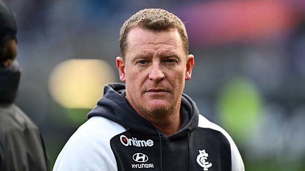 Michael Voss, senior coach of Carlton.