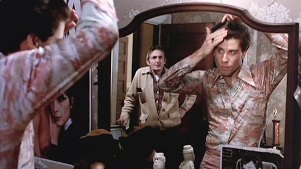 Val Bisoglio and John Travolta in Saturday Night Fever