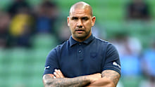 Patrick Kisnorbo the coach of Melbourne Victory.