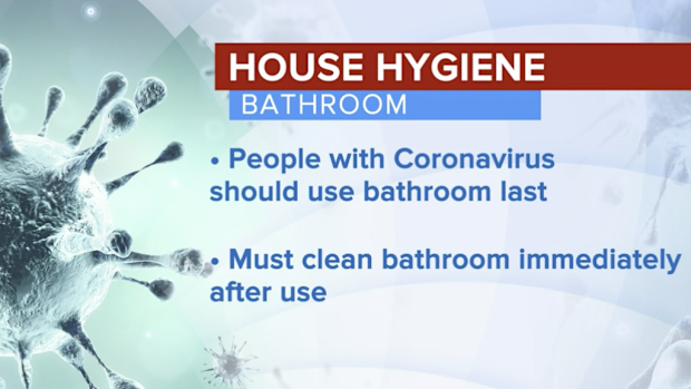 It's important to follow these rules when it comes to bathrooms in self-isolation.