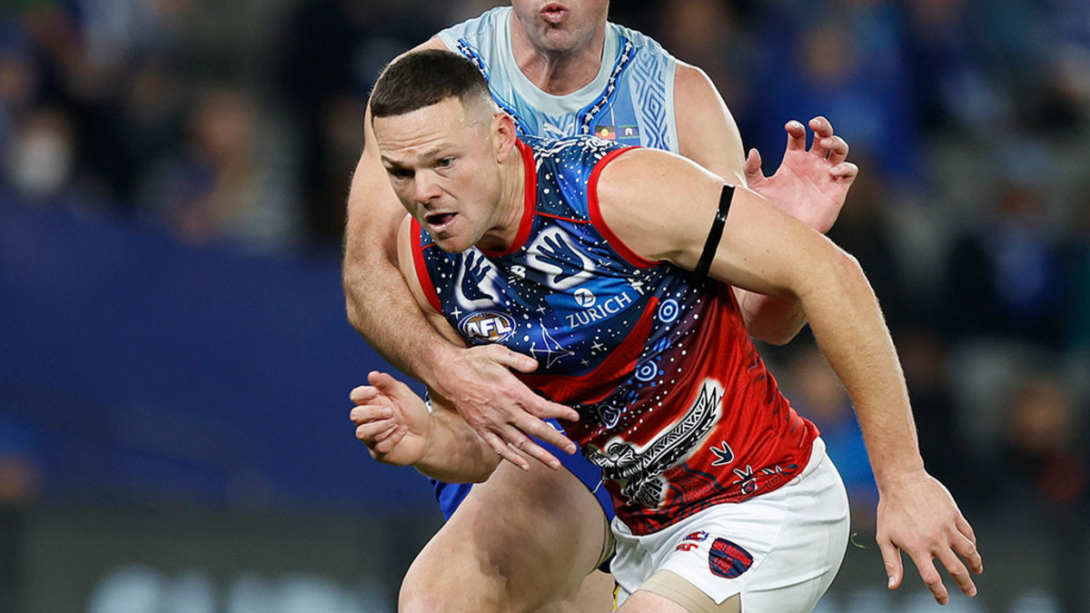 AFL news: Melbourne suspends Steven May for one match over altercation ...