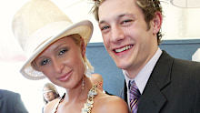 Paris Hilton and Rob Mills at the 2003 Melbourne Cup
