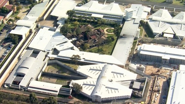 An aerial view of Sydney's Silverwater Correctional Complex.