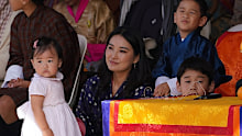 Bhutan's King and Queen have visited Australia for the first time, along with their three children, from October 10-18 2024. Here, the Queen visits in Canberra.