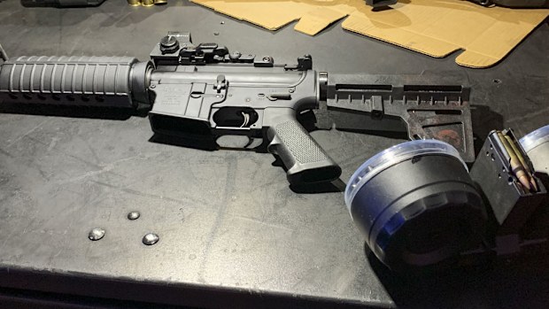 The gun used by the Dayton murderer had a drum-magazine containing 100 bullets. It is legal in Ohio.