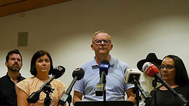 Anthony Albanese announced new funding in Alice Springs yesterday.
