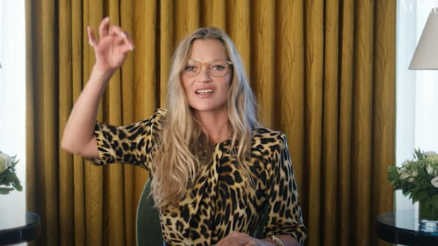 Kate Moss recalls diamond necklace gift from Johnny Depp in Vogue interview.