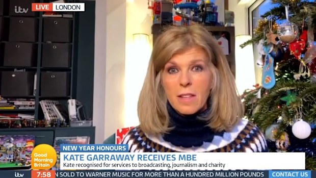 Kate Garraway on Good Morning Britain Jan 4, 2022