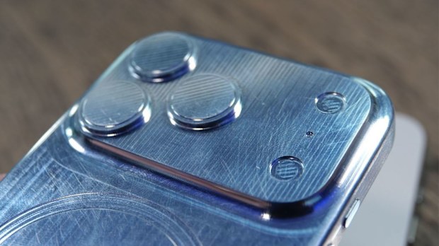 The thinner iPhone 17 features a single camera lens.