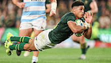 Sacha Feinberg-Mngomezulu broke the record for most individual points in a game for the Springboks.