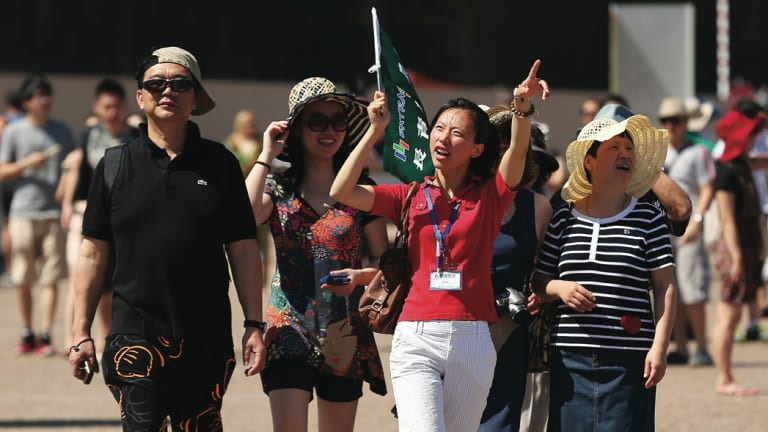 Chinese visitors spend $7.7 billion a year in Australia and are tipped to spend more.