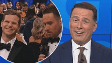 Karl Stefanovic saw the funny side of a light-hearted joke at his expense. 