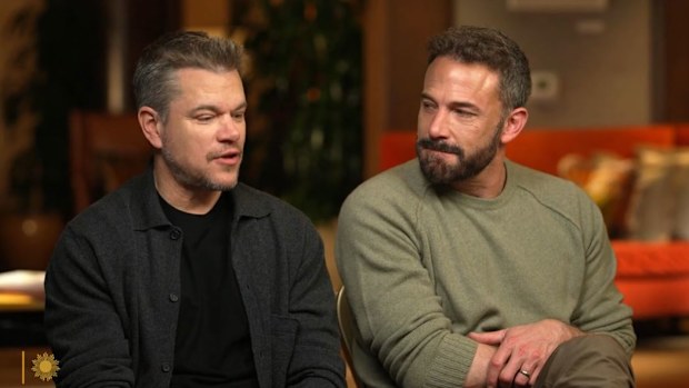 Matt Damon and Ben Affleck chat to CBS News 