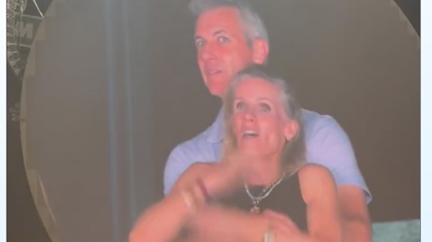 Coldplay Boston concert kiss cam