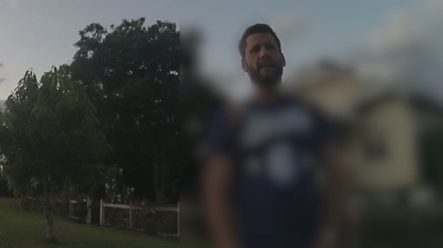 Queensland Police body-worn camera footage shows officers speaking with Joel Cauchi about his knife collection just 15 months before the Bondi Junction stabbing spree. 