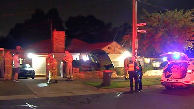 Emergency crews were called to the scene just after 10.30pm.