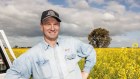 Grain Producers Australia director Andrew Weidemann on his farm at Rupanyup in Victoria.