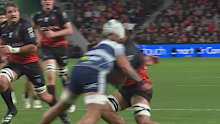 Malachi Wrampling's red card shot.