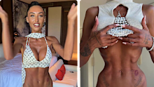 Before and after images show the extreme lengths Matilda Baxter has gone to in order to transform how she looks.