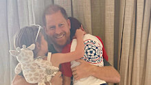 Prince Harry and Meghan's two children will see their grandfather in person for the first time since June 2022 when they were in the UK as a family of four.