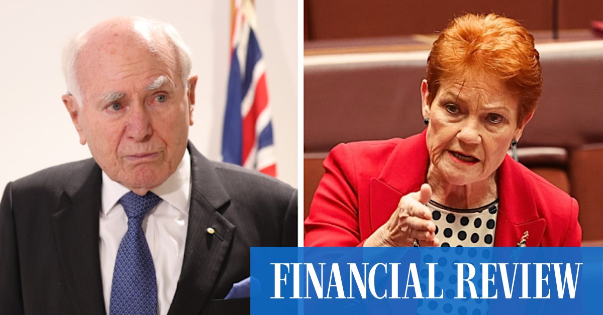 Howard hits back at One Nation immigration plans