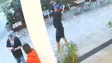 Anthony Godin was struck to the head, allegedly by a man with a golf stick in hand, as he sipped his coffee in Perth’s CBD.