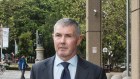 Glenn Rosewall, executive chairman of collapsed stockbroker BBY, outside the NSW Supreme court.