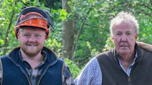Kaleb Cooper and Jeremy Clarkson Diddly Squat Farm