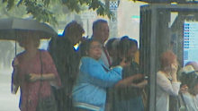 Powerful spring thunderstorms have also swept through South Australia, bringing widespread rain and dangerous winds.