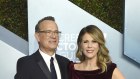 Tom Hanks, left, and Rita Wilson.