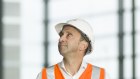 Dexus head of industrial Chris Mackenzie at a new warehouse project in Truganina, Melbourne