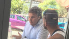 Adam Cranston at the February 2018 meeting in the Earlwood patisserie.
