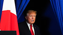 ‘Send in the Clowns’ had ended before Donald Trump entered the room.