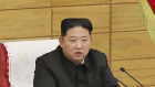 Kim Jong-un attends a meeting on anti-virus strategies in Pyongyang on at the weekend.