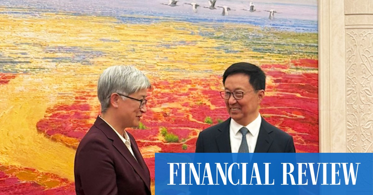 Penny Wong has urged China to keep petrol flowing to Australia as Canberra ramps up moves to secure diesel and jet fuel supplies.