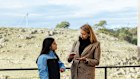 Natalie Charles (principal) + Parnian Hosseini (Yr 9 student) at St Catherines School