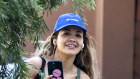 Rita Ora in her Body by Berner “Feel the Bern” cap.