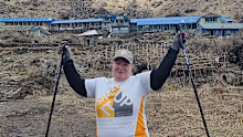 Sandi Gerschwitz has even conquered one of the highest peaks in the world in Nepal.