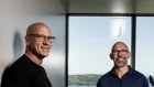 Potentia Capital founders Andy Gray and Tim Reed at their Sydney office.