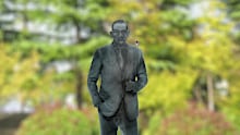 An artist rendering of the proposed Daniel Andrew's statue.