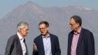 From left: Federal Reserve chairman Jerome Powell, Bank of Canada governor Tiff Macklem and Bank of England governor Andrew Bailey at the Jackson Hole symposium.